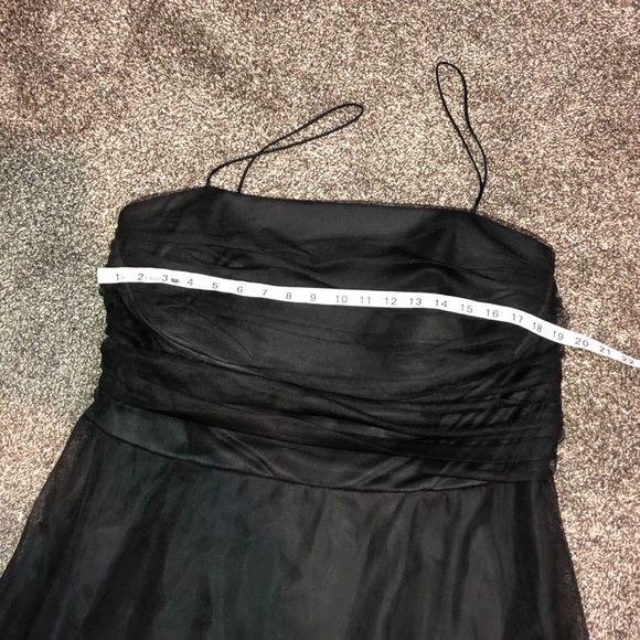 Eliza J black chiffon cocktail dress - Picture 9 of 10